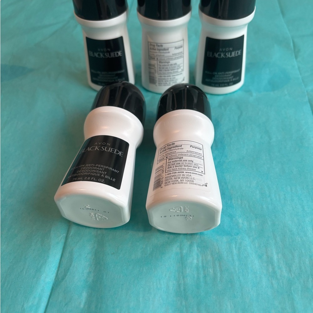Avon Black Suede Deodorant Collection
